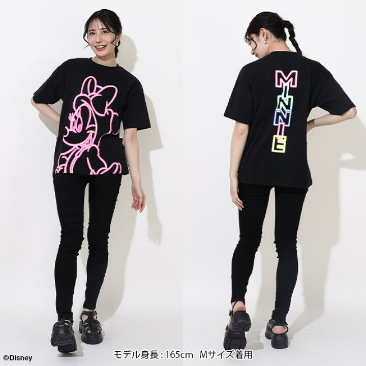 楽天市場】【S40】 親子お揃い ディズニー ネオンキャラクターTシャツ