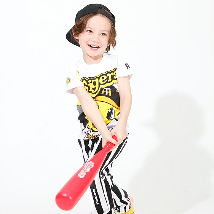 楽天市場 阪神タイガース コラボ Bigフェイス Tシャツ 36k ベビードール Babydoll 子供服 ベビー キッズ 男の子 女の子 ユニフォーム 野球観戦 Babydoll