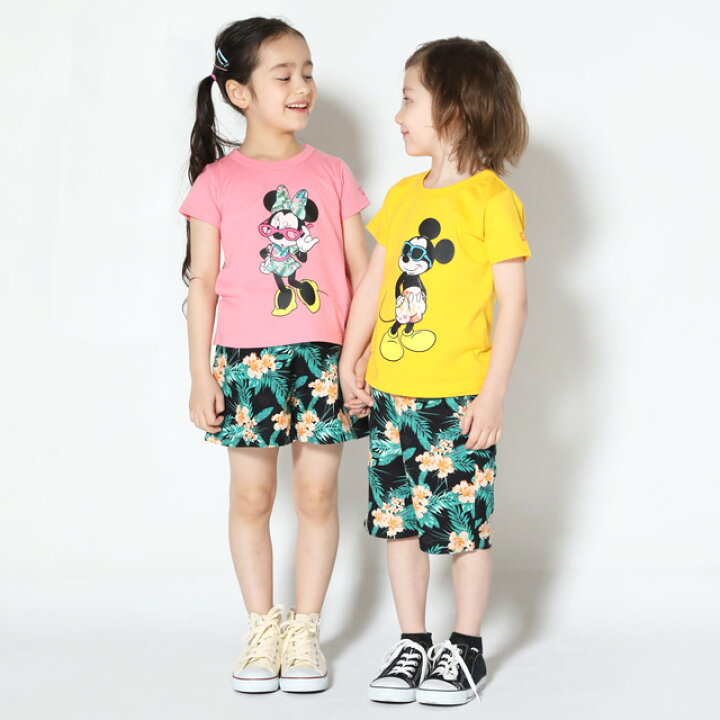 楽天市場 2 14一部再販 S50 ディズニー トロピカル キャラクター Tシャツ 3853k ベビードール Babydoll 子供服 ベビー キッズ 男の子 女の子 コスチューム コスプレ Disney Collection Babydoll