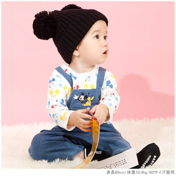 楽天市場 ディズニー ニットデニム サロペット ロンパース 4416b ベビードール Babydoll 子供服 ベビー Disney Collection Babydoll