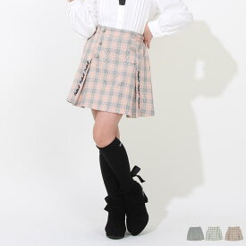 2/2まで 【税抜500円 SALE】 PINKHUNT 通販限定 ボックスプリーツ スカート 8031K Cuugal 掲載 子供服 キッズ ジュニア 女の子 PH 小学生 お出かけ かわいい おしゃれ 中学生 ピンクハント セール