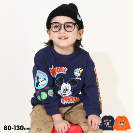 【S40】 ディズニー キャラクター集合 トレーナー 0126K ベビードール BABYDOLL 子供服 ベビー キッズ 男の子 女の子 DISNEY