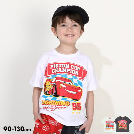 NEW ディズニー カーズ BIGフェイスTシャツ 0216K 綿100％ ベビードール BABYDOLL 子供服 ベビー キッズ 男の子 女の子 DISNEY ディズニーTシャツ