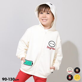12/19〜 【S50 ウィンター】 ディズニー キャラクター サガラワッペンジップパーカー 0912K ベビードール BABYDOLL 子供服 ベビー キッズ 男の子 女の子 DISNEY ミッキー ミニー プーさん ベイマックス コスプレ コスチューム ハロウィン 仮装 衣装