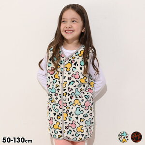 10/15NEW ディズニー アニマル総柄 着る毛布 1207K スリーパー ベビードール BABYDOLL 子供服 ベビー キッズ 男の子 女の子 DISNEY シャギーボア 秋冬 冬 冬用 前開き