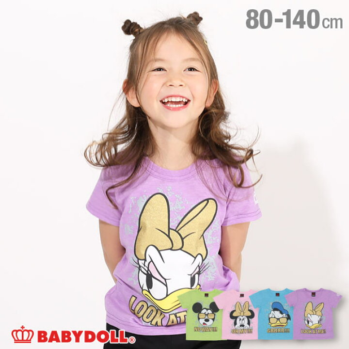 楽天市場 S50 アウトレット ディズニー キャラクター ペイント Tシャツ 4027k ベビードール Babydoll 子供服 ベビー キッズ 男の子 女の子 Disney Collection Babydoll