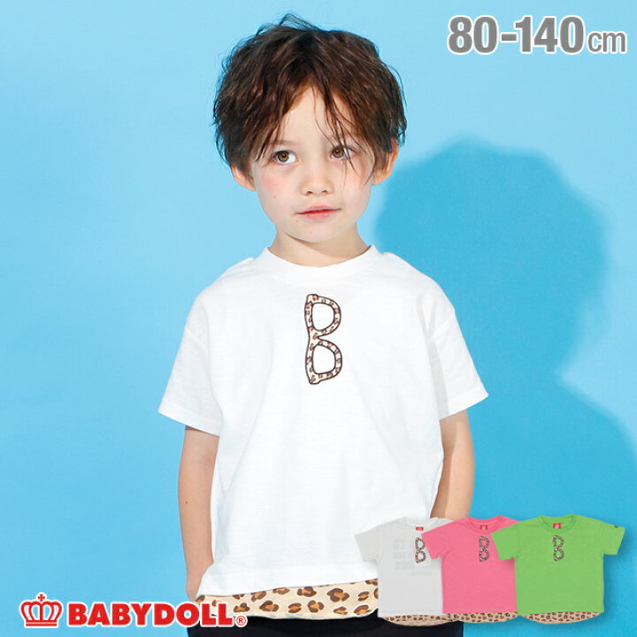 楽天市場 50 Off アウトレットsale 通販限定 ヒョウ柄 レイヤード Tシャツ 42k ベビードール Babydoll 子供服 ベビー キッズ 男の子 女の子 Babydoll