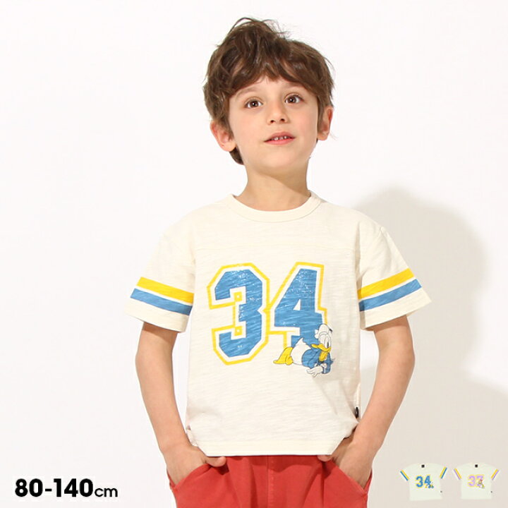 楽天市場 S サマー ディズニー ナンバリング プリント Tシャツ 6653k ベビードール Babydoll 子供服 ベビー キッズ 男の子 女の子 Disney Collection Babydoll