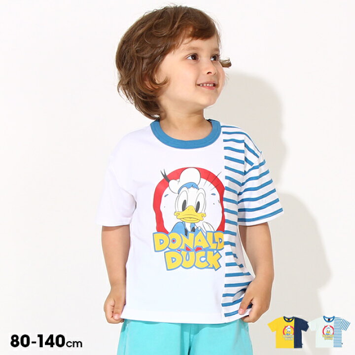 楽天市場 6 22 S サマー ディズニー 切替 Tシャツ 6657k ベビードール Babydoll 子供服 ベビー キッズ 男の子 女の子 Disney Collection Babydoll