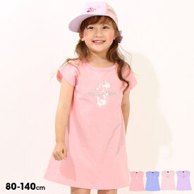 【S50】 ディズニー フレンチスリーブ ワンピース 6865K ベビードール BABYDOLL 子供服 ベビー キッズ 女の子 DISNEY★Collection