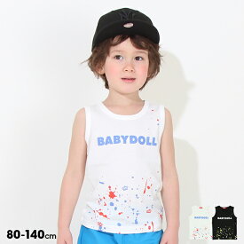 【30％OFF アウトレットSALE】 ペイント タンクトップ 8189K ベビードール BABYDOLL 子供服 ベビー キッズ 男の子 女の子