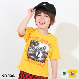 【アウトレットSALE】 恐竜 転写 Tシャツ 8404K ベビードール BABYDOLL 子供服 ベビーサイズ キッズ 男の子 女の子