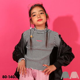 【40％OFF SALE】 マルチボーダー リブ ロンT 8656K ベビードール BABYDOLL 子供服 ベビー キッズ 女の子