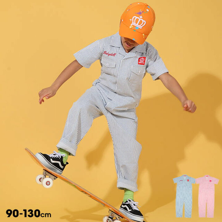 楽天市場】3/11 13:59まで 【50％OFF SALE】 ストライプ つなぎ 9215K 
