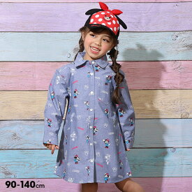 2/19NEW ディズニー 総柄 シャツ ワンピース 9239K ベビードール BABYDOLL ベビー キッズ 女の子 DISNEY★Collection ミニー