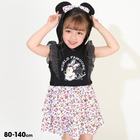 ＼最大1000円OFFクーポン配布中／4/22NEW ディズニー ノースリーブ ドッキング ワンピース 9537K ベビードール BABYDOLL 子供服 ベビー キッズ 女の子 DISNEY★Collection なりきり ミニー