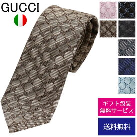 グッチ ネクタイ GUCCI レギュラータイ シルク モノグラム GGロゴ 456522 4B002【新品】【ネクタイ ブランド】【ブランド】プレゼント ラッピング無料 ギフト 送料無料 あす楽 父の日 母の日 誕生日