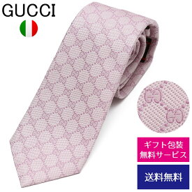 グッチ ネクタイ GUCCI レギュラータイ シルク モノグラム GGロゴ 456522 4B002 5900//456522-4B002-5900-HC【新品】【ネクタイ ブランド】【ブランド】プレゼント ラッピング無料 ギフト 送料無料 あす楽 父の日 母の日 誕生日