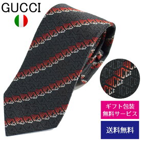 【クーポンあり】グッチ ネクタイ GUCCI ナロータイ スリムタイ 細身タイ シルク GUCCIロゴ ストライプ 571808 4E002 1074//571808-4E002-1074-HC【新品】【ネクタイ ブランド】【ブランド】プレゼント ラッピング無料 ギフト 送料無料 あす楽 父の日 母の日 誕生日