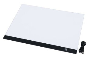 LEDトレース台A3サイズ 154813 A3 LEDライトボックス トレース台 ライトテーブル 薄型 調光機能 A3サイズ イラスト デザイン 製図