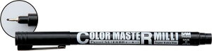 S.M カラーマスター ミリ 0.1mm BK 129160 カラーマスター ミリペン 0.1mm 黒インク 極細ペン インクペン 万年筆インク 製図用ペン 線画 イラスト