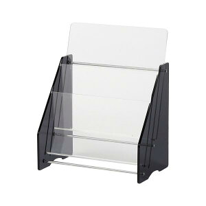 クラウン パンフレット台 A4判1列2段 CR-PF12-T