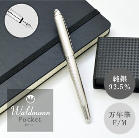 【 Waldmann ヴァルトマン 】　Pocket 万年筆　ラインパターン