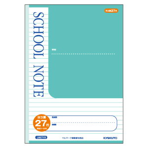 ���{�m�[�g�E�ɓ��m�[�g �L���N�g�E SCHOOL NOTE�E���R�r27�s�E�O���[�� LM27YG
