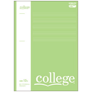 日本ノート・極東ノート キョクトウ College 英習罫13段・B5 CL3F13G