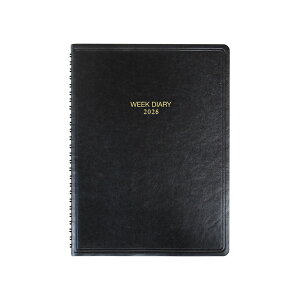 コレクト 手帳 2026年 スケジュール帳 ウィークダイアリー ウィークリー レフト ワイヤリングとじ B5 D-41 2026年 1月始まり