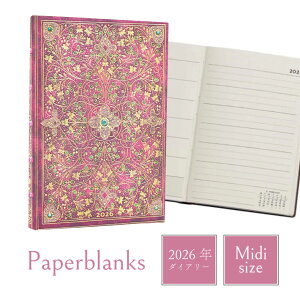 �y�[�p�[�u�����N�X Paperblanks 2026�N �_�C�A���[ �_�C�A���[ �\�t�g�J�o�[ �~�f�B�T�C�Y Diamond Jubilee�_�C�������h�E�W���r���[�i�~�f�B�j�o�[�\�@FJ1221-5