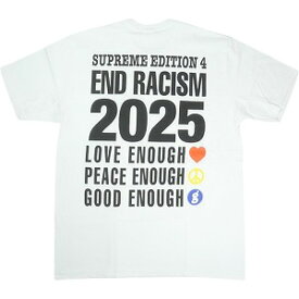 SUPREME シュプリーム ×GOODENOUGH 25SS End Racism Tee White Tシャツ 白 Size 【XL】 【新古品・未使用品】 20823439