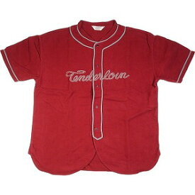TENDERLOIN テンダーロイン BASEBALL SHT S/S DENIM RH RED ベースボールシャツ 赤 Size 【L】 【中古品-非常に良い】 20793355