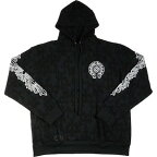 CHROME HEARTS クロム・ハーツ W/BLACK CEMRTY PRINT PULLOVER HOODIE BLACK スウェットパーカー 黒 Size 【S】 【新古品・未使用品】 20793750