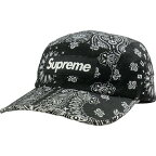 SUPREME シュプリーム 21SS Bandana Camp Cap Black キャンプキャップ 黒 Size 【フリー】 【新古品・未使用品】 20793758