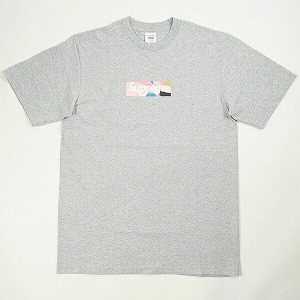 【高価値】SUPREME シュプリーム ×Emilio Pucci 21SS Box Logo Tee Grey Dusty Pink Tシャツ 灰 Size   20769057