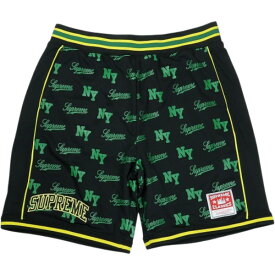 SUPREME シュプリーム ×Mitchell&Ness 26SS Monogram Basketball Short Black ショーツ 黒 Size 【L】 【新古品・未使用品】 30007916