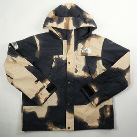SUPREME シュプリーム ×THE NORTH FACE 21AW Bleached Denim Print Mountain Jacket ジャケット 黒 Size 【L】 【新古品・未使用品】 20756466