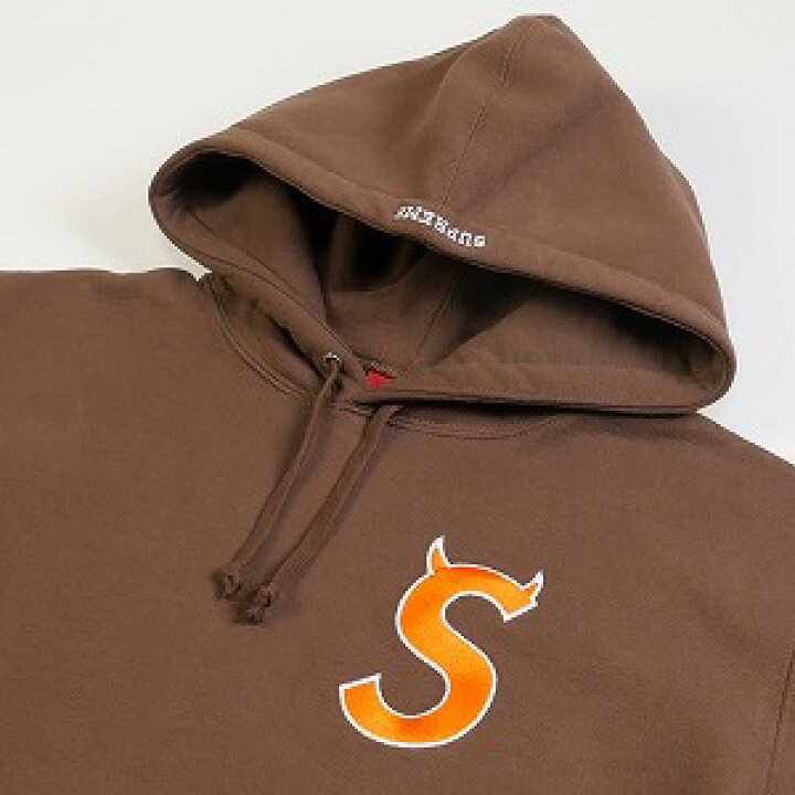楽天市場】SUPREME シュプリーム 22AW S Logo Hooded Sweatshirt Brown 