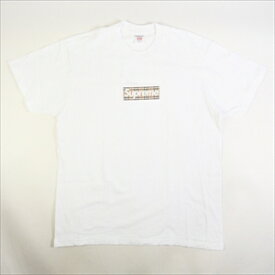 SUPREME シュプリーム ×Burberry 22SS Box Logo Tee White BOXロゴTシャツ 白 Size 【XL】 【新古品・未使用品】 20773277