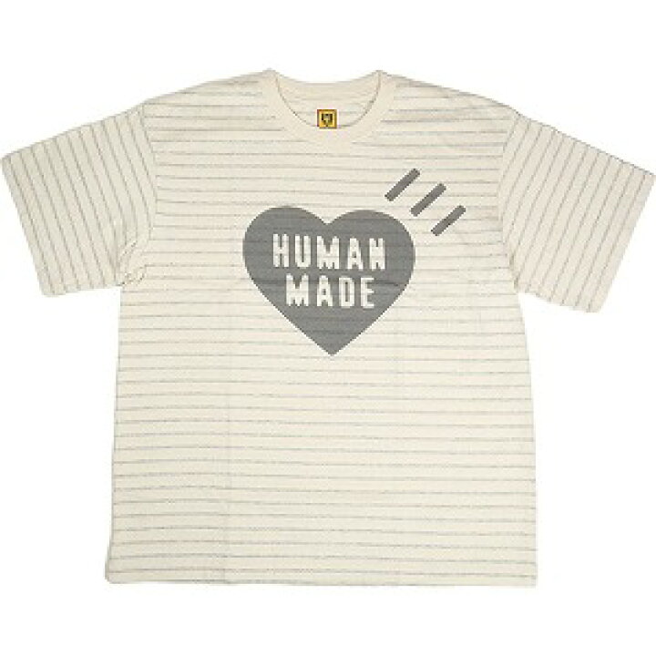 楽天市場】HUMAN MADE ヒューマンメイド 24SS STRIPED HEART T-SHIRT 