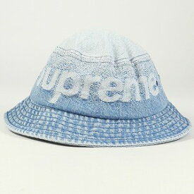 SUPREME シュプリーム 22SS Fade Jacquard Denim Crusher Hat indigo ハット インディゴ Size 【M/L】 【新古品・未使用品】 20775720