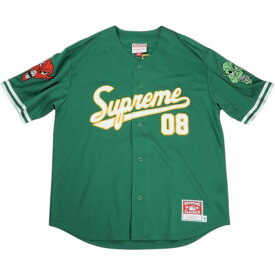 SUPREME シュプリーム 23AW Mitchell&Ness Downtown Hell Baseball Jersey Green ベースボールジャージ 緑 Size 【M】 【新古品・未使用品】 30012281