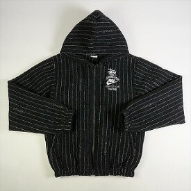 【SUPER SALE 6/11 01:59まで】STUSSY ステューシー ×NIKE 23SS Striped Wool Jacket ジャケット 黒 Size 【XS】 【中古品-良い】 20778209【SALE】