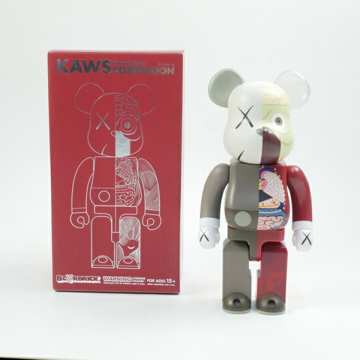楽天市場】KAWS カウズ ×MEDICOM TOY BE＠RBRICK 400% COMPANION 人体 