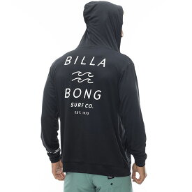 【今だけ11%OFFセール】ビラボン BILLABONG ラッシュガード ラッシュ ジップ フード 長袖 RASH ZIP HOOD BE011855【メンズ UVカット UPF50 UPF50+ UPF50プラス 紫外線対策 日焼け防止 ジップアップ フーディ パーカー ロングスリーブ サーフィン 海水浴 プール アウトドア】