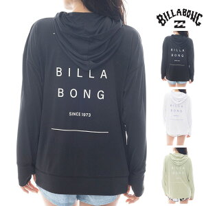 yő10%OFFZ[zr{ BILLABONG fB[X bVK[h t[ht WbvbVK[h ZIP UP HOODED LOGO LOOSE RASHGUARD BF013852yEBY UVveNV UVJbg UPF50+ O