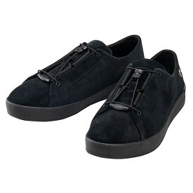 【今だけ最大14%OFFセール】デサントDESCENTE スニーカー ヴェルサー コートタイプ VERTHER CE LE 24.2 DU4FRS01U 2665246【メンズ 男性 26.5cm 27.0cm 27.5cm】【上位モデル 透湿防水 レインシューズ スエード調 オーソライト消臭機能 通勤 通学 ビジカジ ブラック 黒】