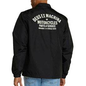 デウス エクス マキナ Deus ex Machina コーチジャケット トーキョー コーチ TOKYO COACH DMW46821E【メンズ レディース 裏地付 ジャケット ブルゾン ナイロンジャケット 長袖 アウター 羽織 コーチ ボタン 秋冬 春 ウインドブレーカー 大きいサイズ ストリート サーフィン】