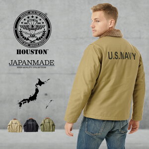 �y������10%OFF�Z�[���z�q���[�X�g�� HOUSTON N1 N-1�f�b�L�W���P�b�g�^�C�g���f�� �o�b�N�X�e���V���^�C�v N-1 DECK JACKET TIGHT model(BACK STENCIL type) 5N-1X�y�����Y ���f�C�[�X N1�W���P�b�g �~���^���[